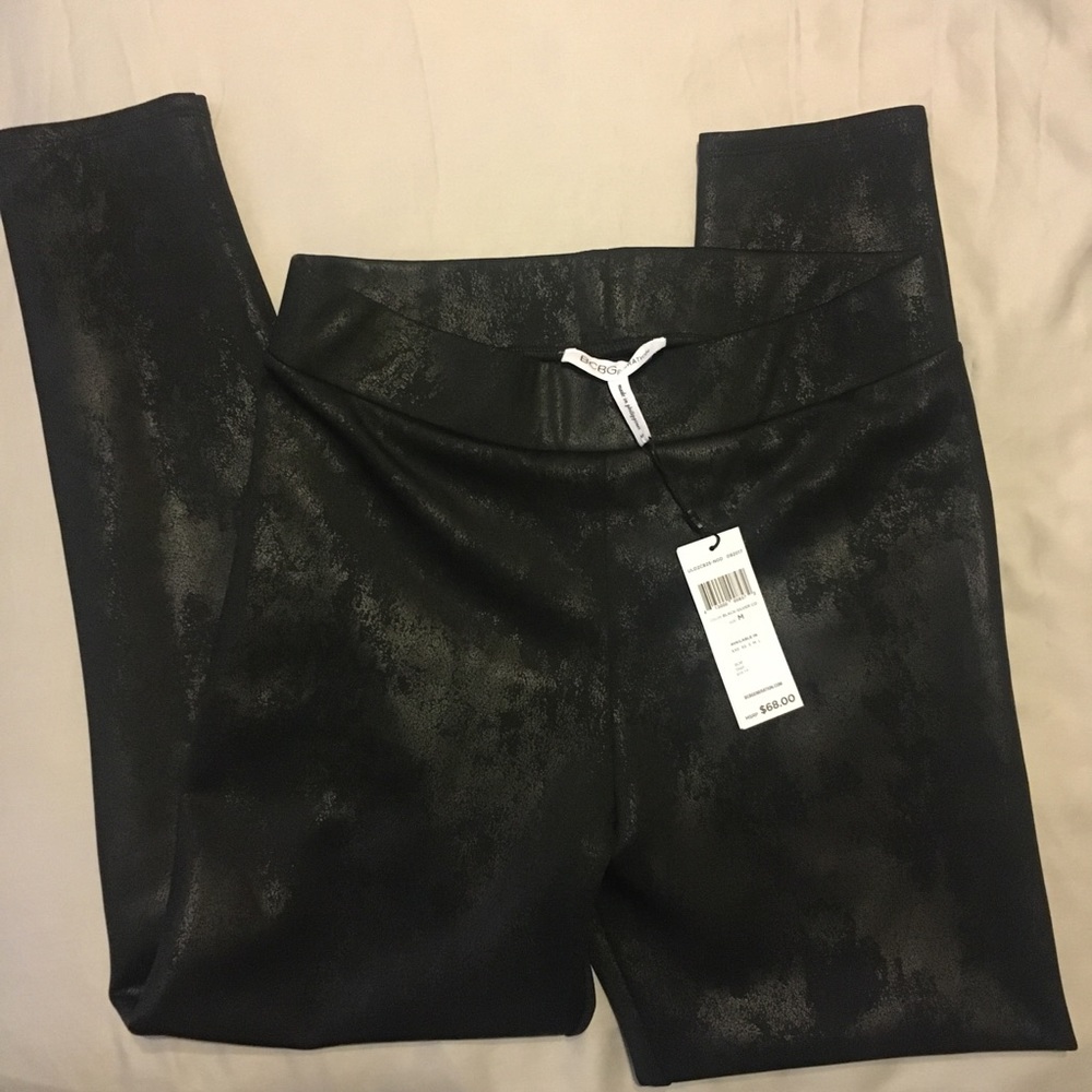 Bcbgeneration black patterned leggings